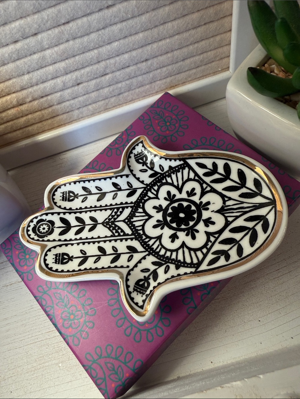 🌟🖤👁️ Natural Life Trinket Plate